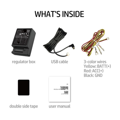 C501 Hard Wiring Kit for Dash Cam